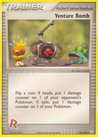 Venture Bomb (93) Reverse Holofoil - Team Rocket Returns