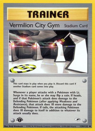 Vermilion City Gym (120) (1st Edition) - Gym Heroes