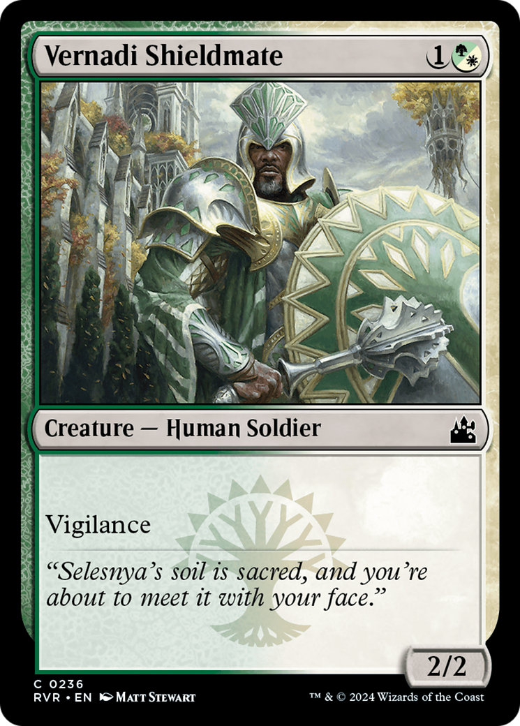 Vernadi Shieldmate (236) Foil - Ravnica Remastered