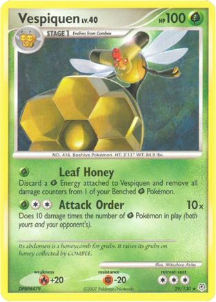 Vespiquen (39) Reverse Holofoil - Diamond & Pearl