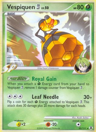 Vespiquen E4 (35) Reverse Holofoil - Rising Rivals