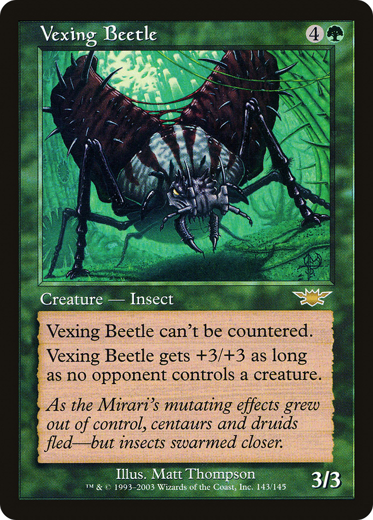 Vexing Beetle (143) Foil - Legions