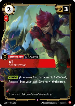 Vi – Destructive (036) Foil - Origins