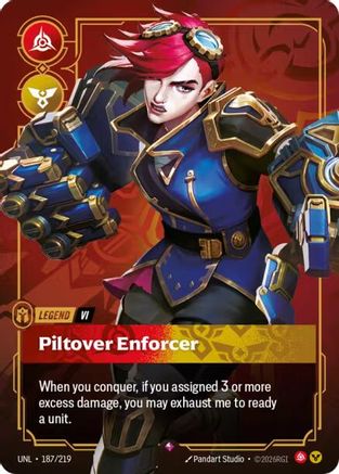 Vi – Piltover Enforcer (187) Foil - Unleashed