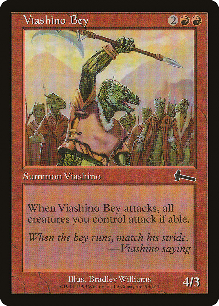 Viashino Bey (093) - Urza's Legacy