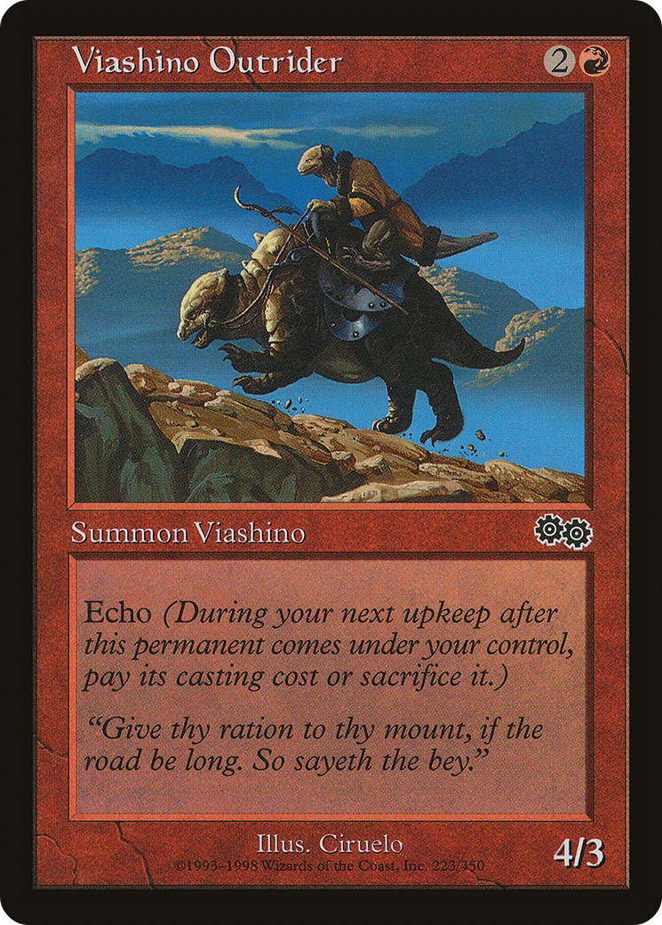 Viashino Outrider (223) - Urza's Saga