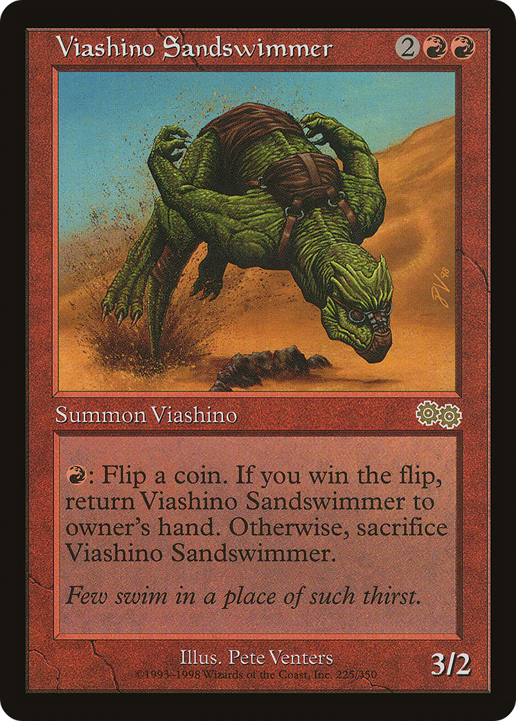 Viashino Sandswimmer (225) - Urza's Saga