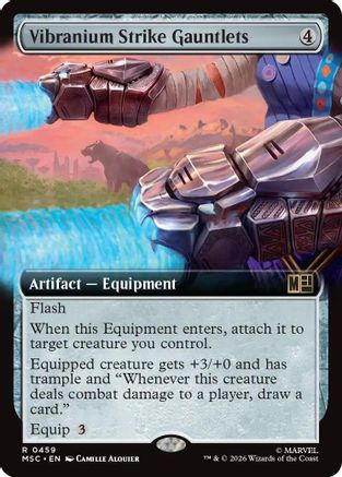 Vibranium Strike Gauntlets (Extended Art) (459) - Commander: Marvel Super Heroes