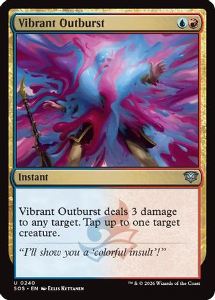 Vibrant Outburst (240) - Secrets of Strixhaven
