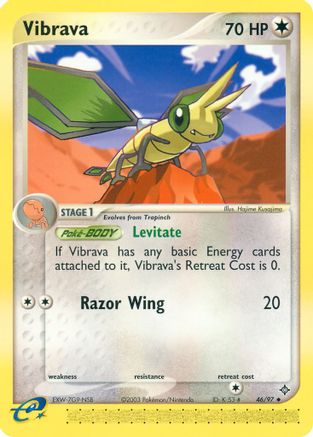 Vibrava (46) Reverse Holofoil - Dragon