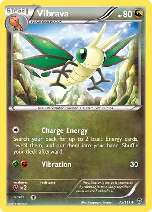 Vibrava (75) Reverse Holofoil - Furious Fists