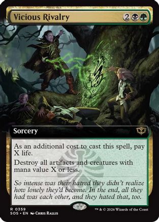 Vicious Rivalry (Extended Art) (359) - Secrets of Strixhaven