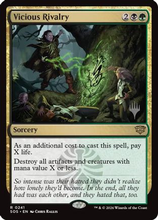 Vicious Rivalry (Promo Pack) (241) Foil - Secrets of Strixhaven