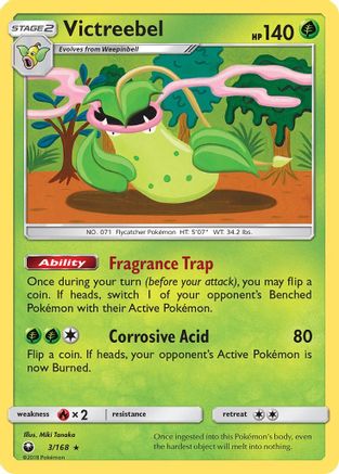 Victreebel (3) Holofoil - Celestial Storm