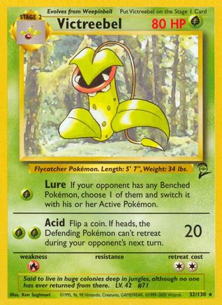 Victreebel (32) - Base Set 2