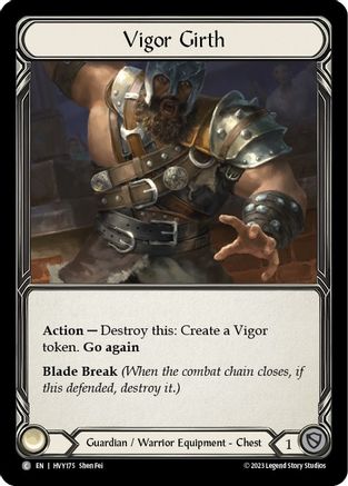 Vigor Girth (HVY175) - Heavy Hitters