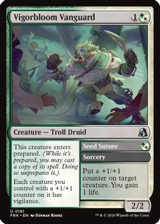 Vigorbloom Vanguard // Seed Suture (161) Foil - Reality Fracture