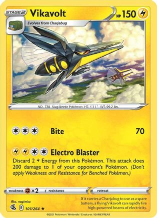 Vikavolt (101) Reverse Holofoil - Fusion Strike