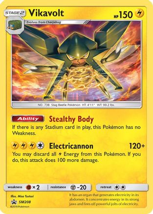 Vikavolt (SM208) Holofoil - Black Star Promos