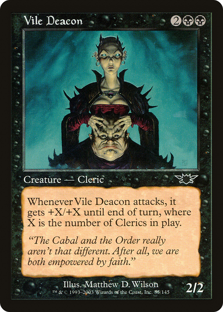 Vile Deacon (085) Foil - Legions