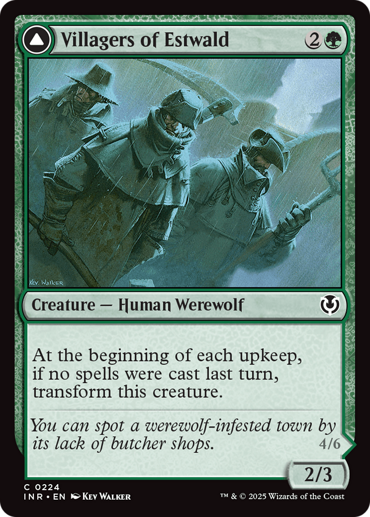 Villagers of Estwald // Howlpack of Estwald (224) - Innistrad Remastered