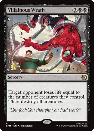 Villainous Wrath (074) Foil - Prerelease Cards