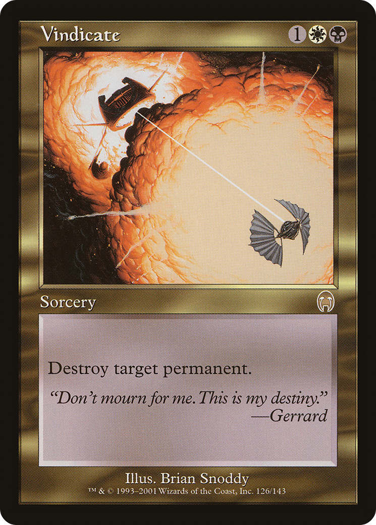 Vindicate (126) Foil - Apocalypse