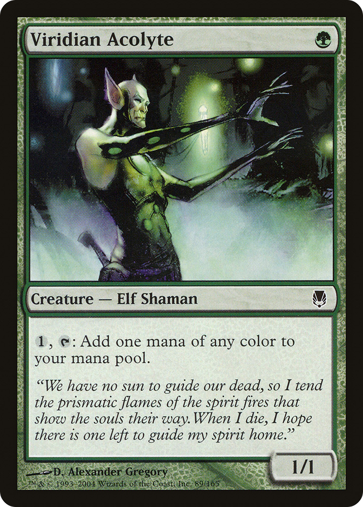 Viridian Acolyte (089) - Darksteel