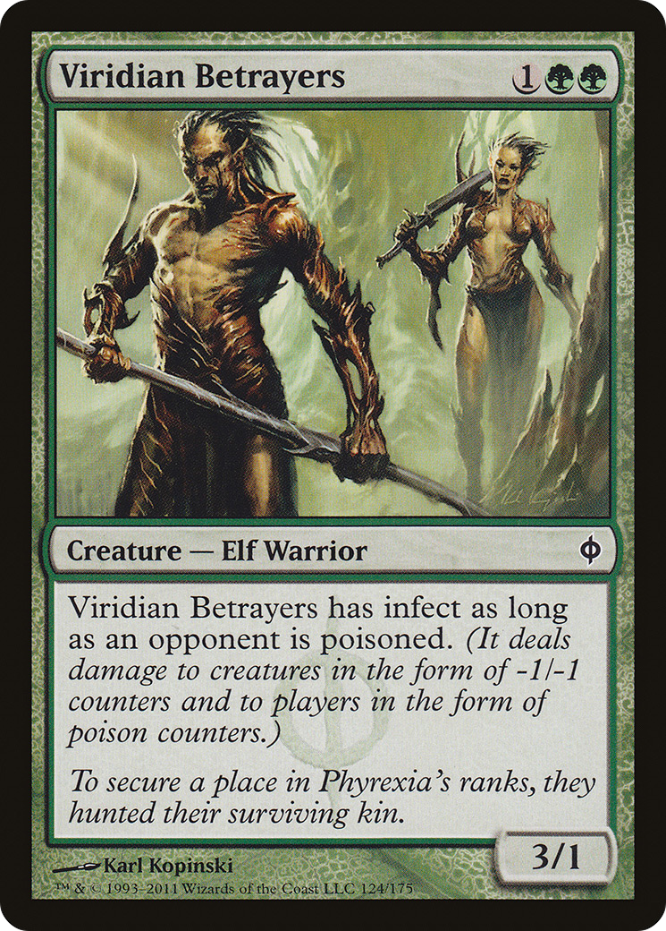 Viridian Betrayers (124) Foil - New Phyrexia
