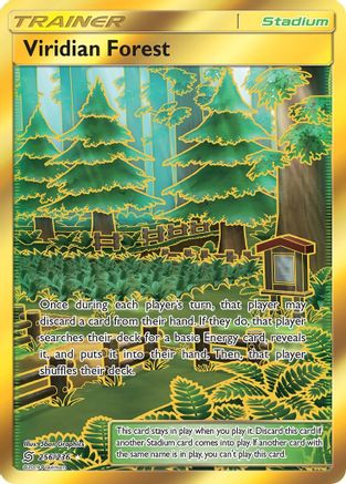 Viridian Forest (Gold) (256) Holofoil - Unified Minds