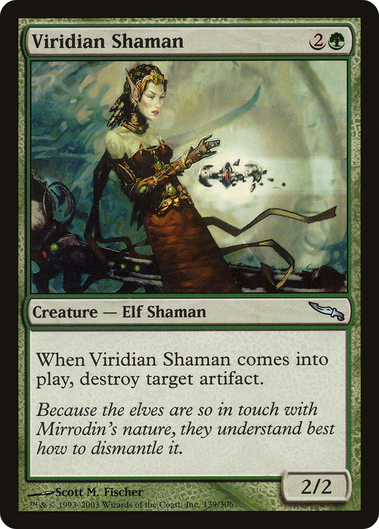 Viridian Shaman (139) Foil - Mirrodin