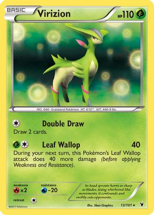 Virizion (13) Reverse Holofoil - Noble Victories
