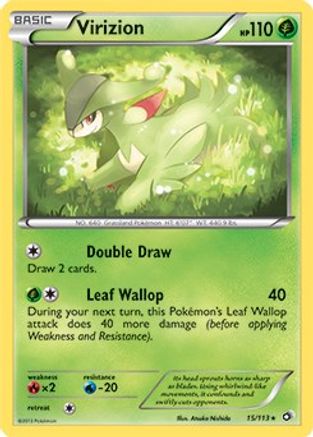Virizion (Deck Exclusives) (15) - Legendary Treasures