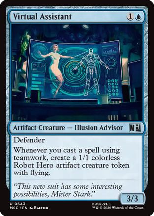 Virtual Assistant (643) - Commander: Marvel Super Heroes