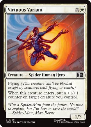 Virtuous Variant (758) Foil - Commander: Marvel Super Heroes