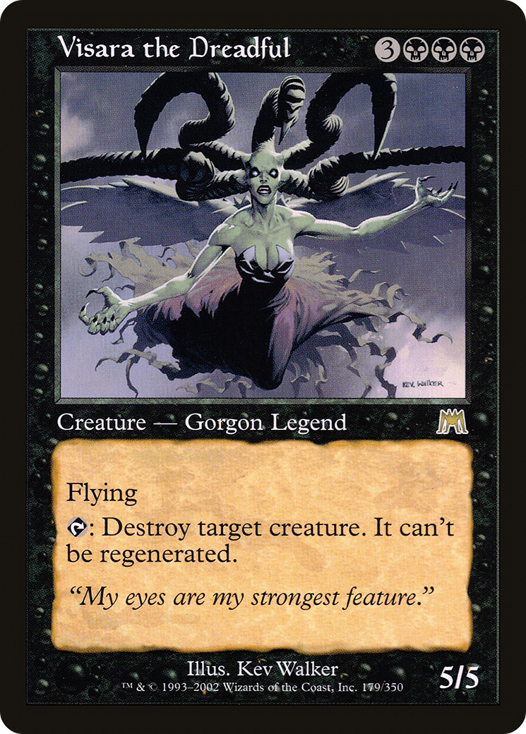 Visara the Dreadful (179) Foil - Onslaught