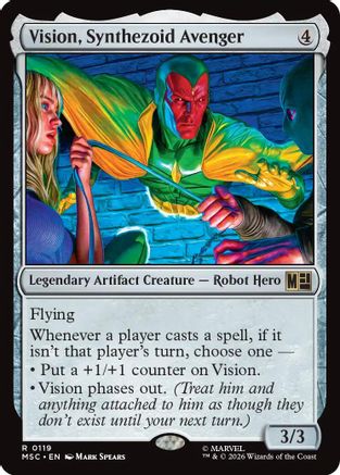 Vision, Synthezoid Avenger (119) - Marvel Super Heroes