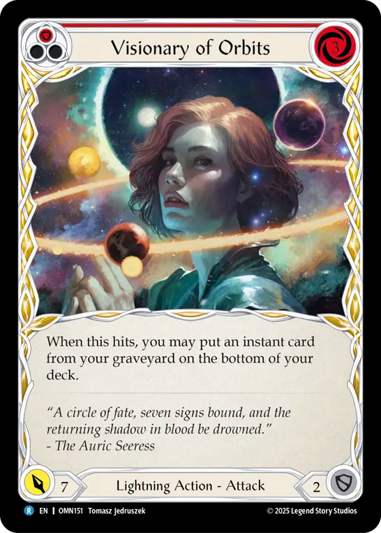 Visionary of Orbits (OMN151) Rainbow Foil - Omens of the Third Age