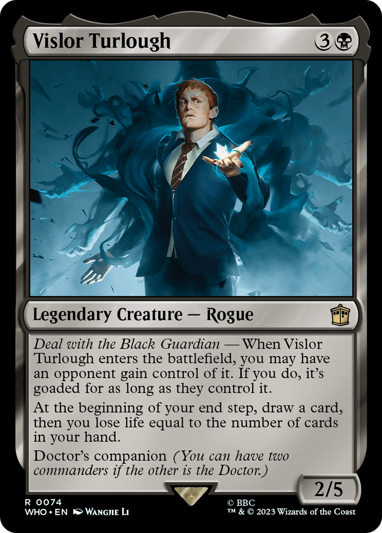 Vislor Turlough (074) Foil - Doctor Who