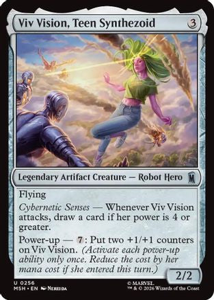 Viv Vision, Teen Synthezoid (256) Foil - Marvel Super Heroes