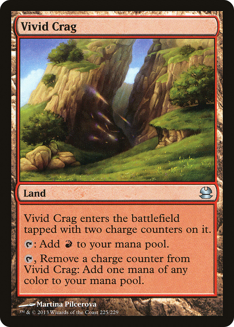 Vivid Crag (225) Foil - Modern Masters