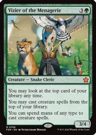 Vizier of the Menagerie (769) - Foundations