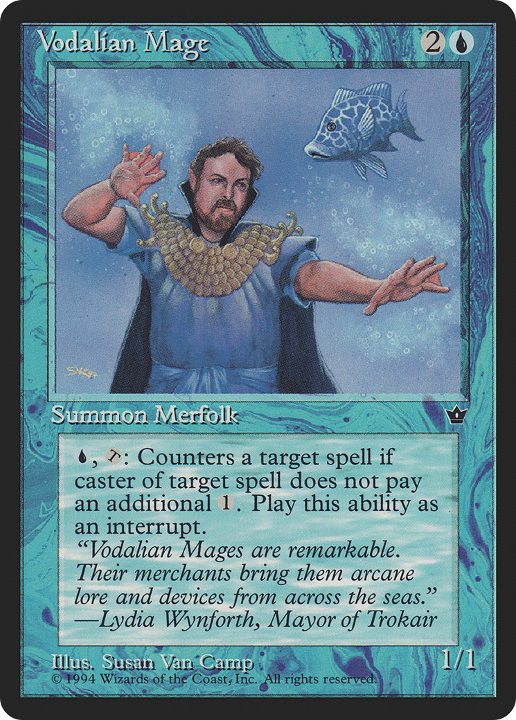 Vodalian Mage (Van Camp) (030a) - Fallen Empires