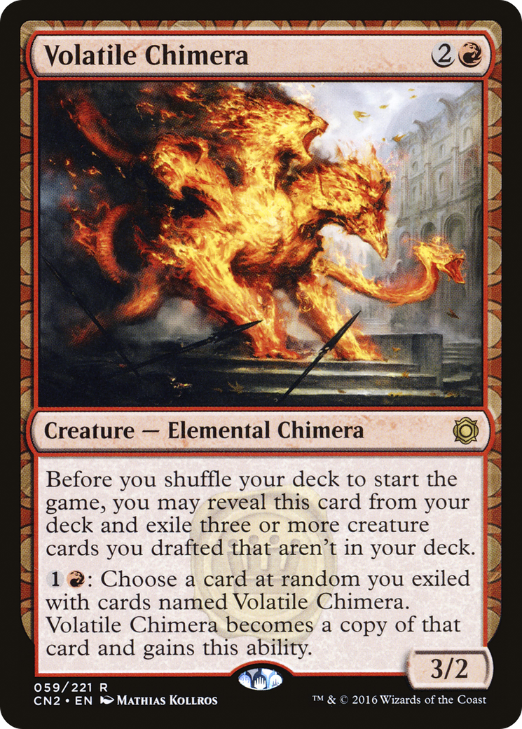 Volatile Chimera (059) Foil - Conspiracy: Take the Crown