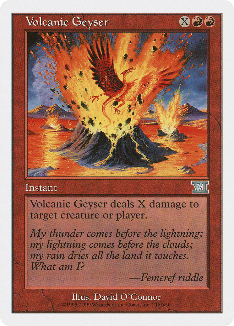 Volcanic Geyser (215) - Classic Sixth Edition