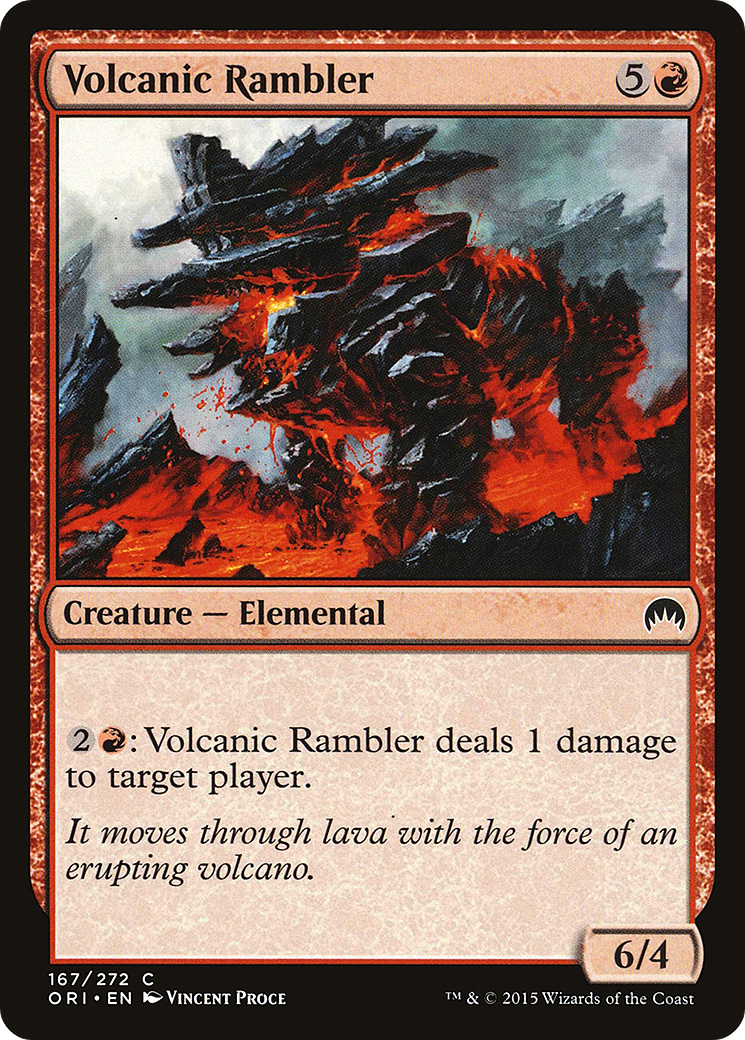 Volcanic Rambler (167) Foil - Magic Origins