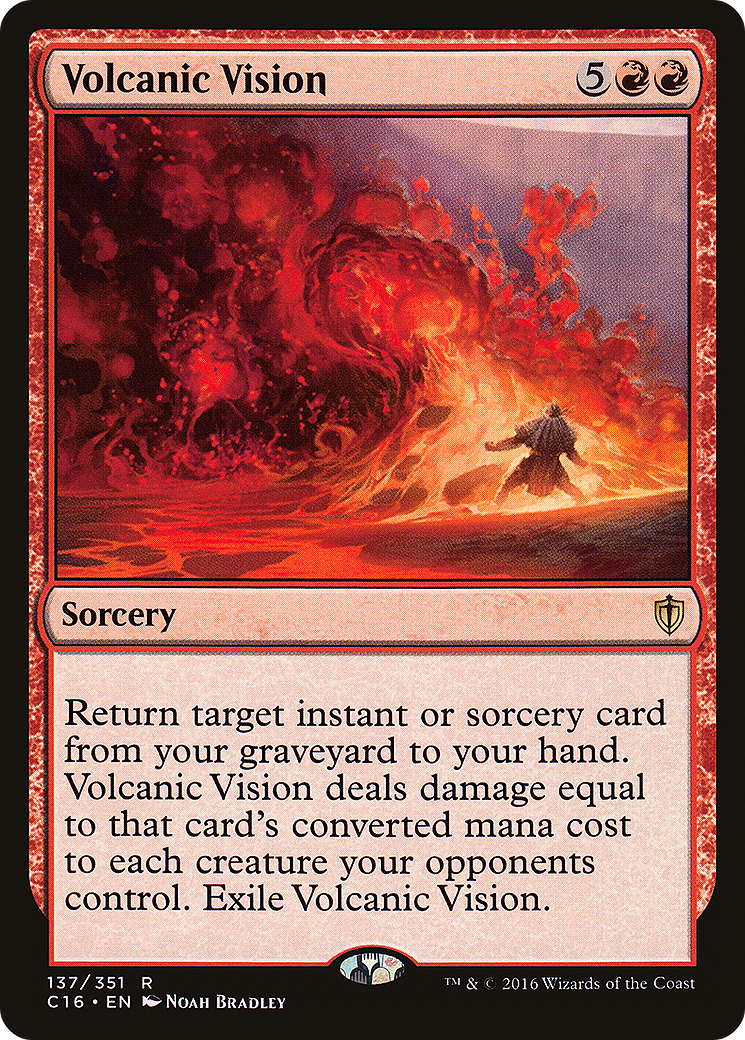 Volcanic Vision (137) - Commander 2016