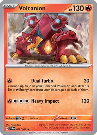Volcanion (22) Reverse Holofoil - Paradox Rift