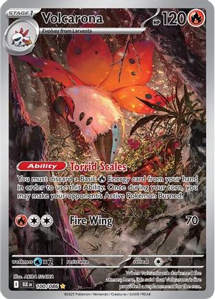 Volcarona (100) Holofoil - Black Bolt