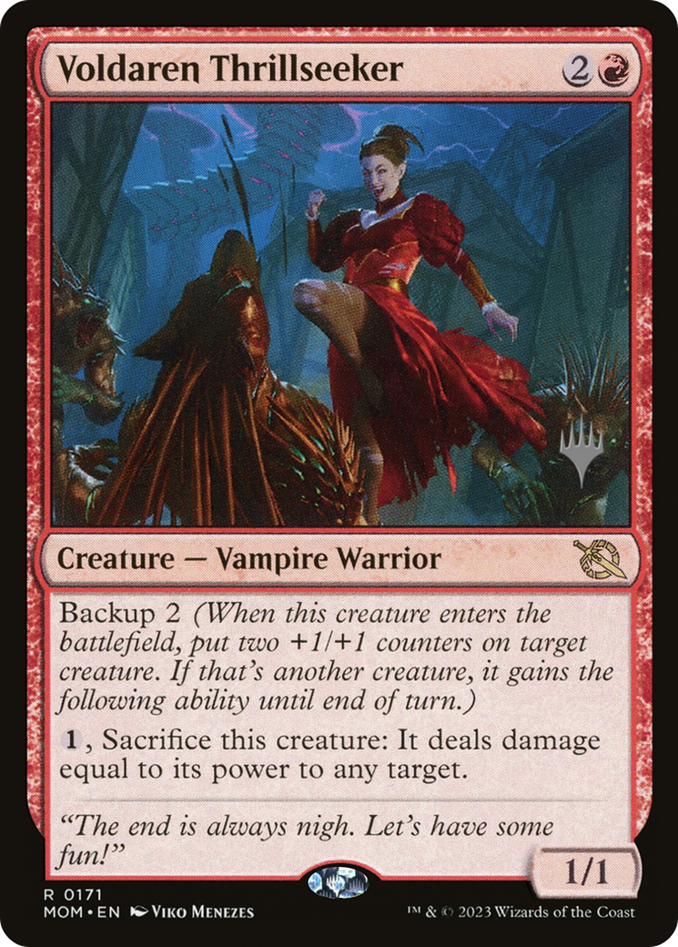 Voldaren Thrillseeker (171p) - March of the Machine Promos Foil